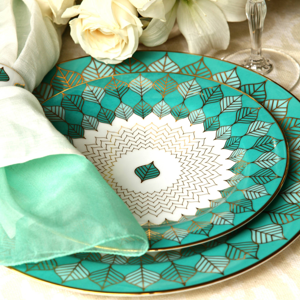 Banaras Dinner Set Ultra Luxury Handcrafted Dinnerware Nishita