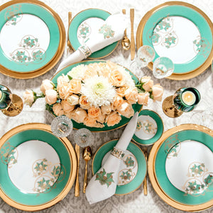 Luxurious Spring in Udaipur 27-Piece Dinner Set Handcrafted